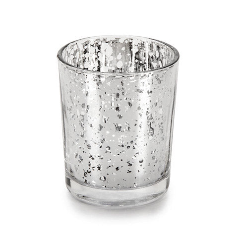 Set De 3 Porte-Bougies Chauffe-Plat Nuptio En Verre Argent - Hauts Bougeoirs Élégants Pour Mariage, Fête & Décoration Table