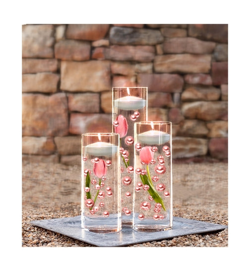 Rose Gold Pearls- Jumbo and Assorted sizes vase decorations – Floating  Pearls