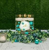 7 Country Roses - White/Off White - Realistic - Vase Decoration