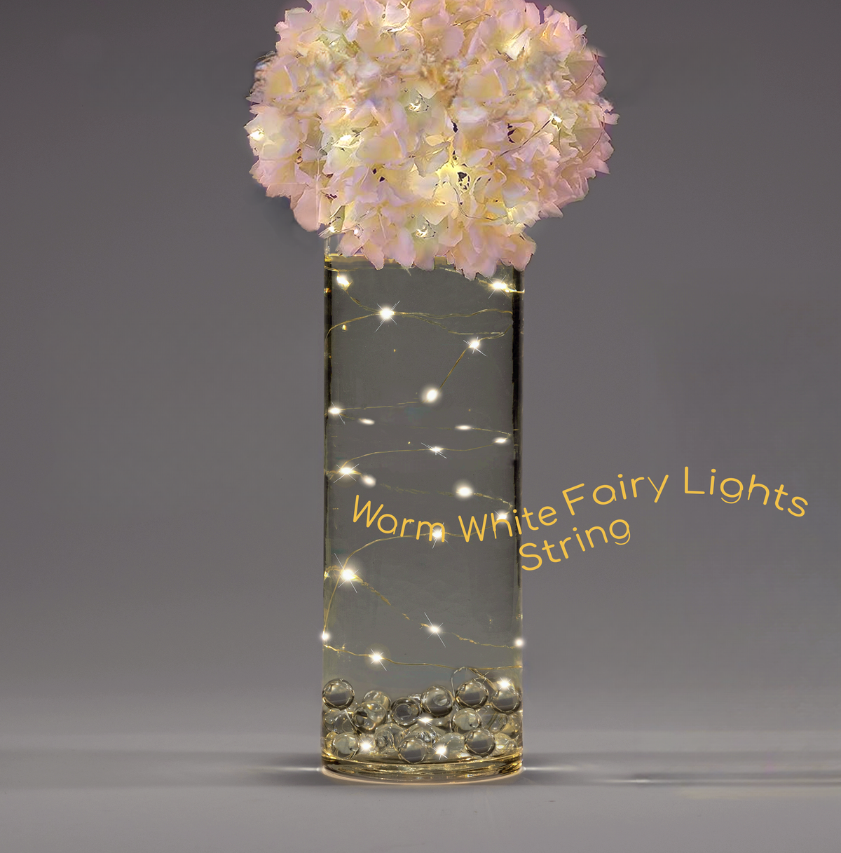 Feenhafte LED-Lichterkette – Wahl zwischen warmweiß oder weiß – Girlan – Floating Pearls®