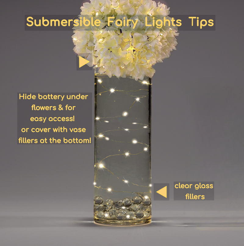 Guirlande lumineuse LED féerique - Choix de blanc chaud ou blanc - Gui –  Floating Pearls