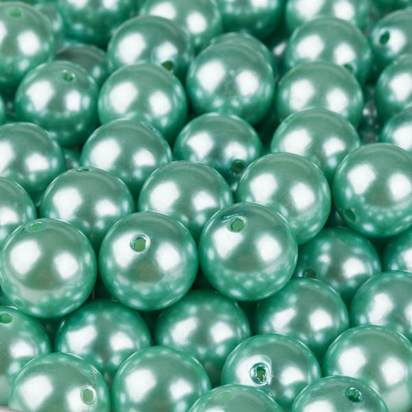 reciclar ! "Floating" Tiffany Robin Egg Blue Pearls - Jumbo sin agujeros y adornos de jarrón de varios tamaños