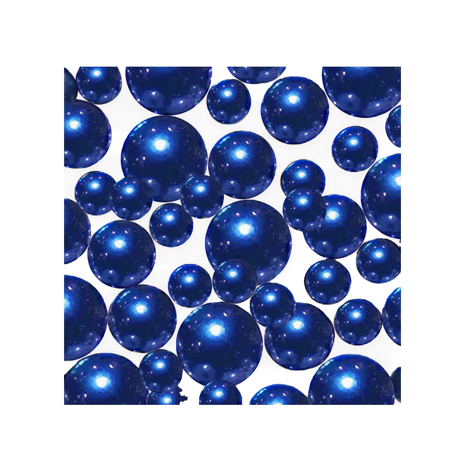 Royal Blue Pearls for Vase Decorations Floating Pearls