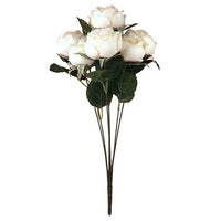 7 Rosal Primavera Flotante - Blanco/Blanco Roto - Decoración Florero