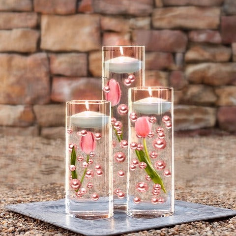 Blush Light Pink - Vase Decorations and Table Scatter – Floating Pearls