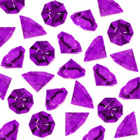 * Liquidation * Jumbo Purple Sparkling Gems - Décorations de vase et dispersion de table