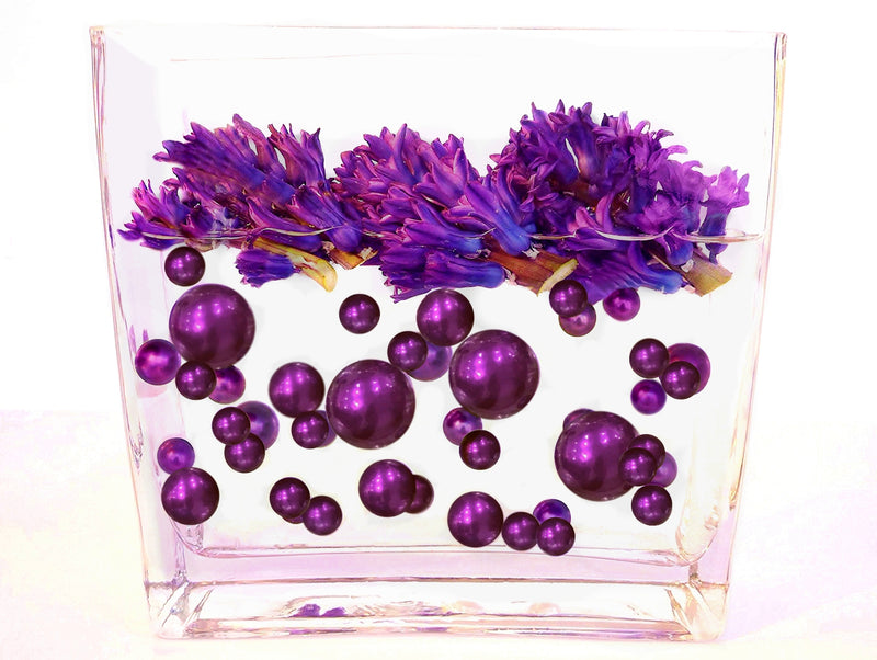 * Liquidation * Jumbo Purple Sparkling Gems - Décorations de vase et dispersion de table