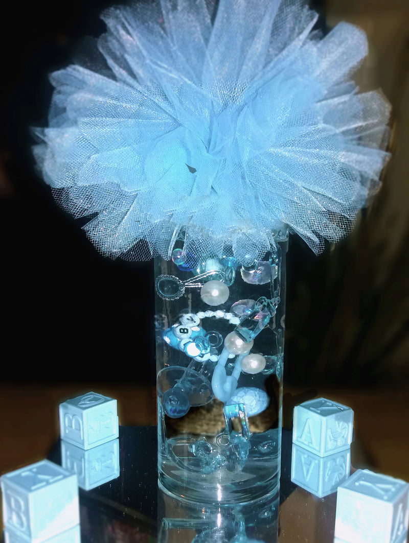 Floating Gender Neutral Baby Shower Decorations - Fills 1 GL for Your Vases - With Must Have Transparent Gels kit for the Floating Effect!