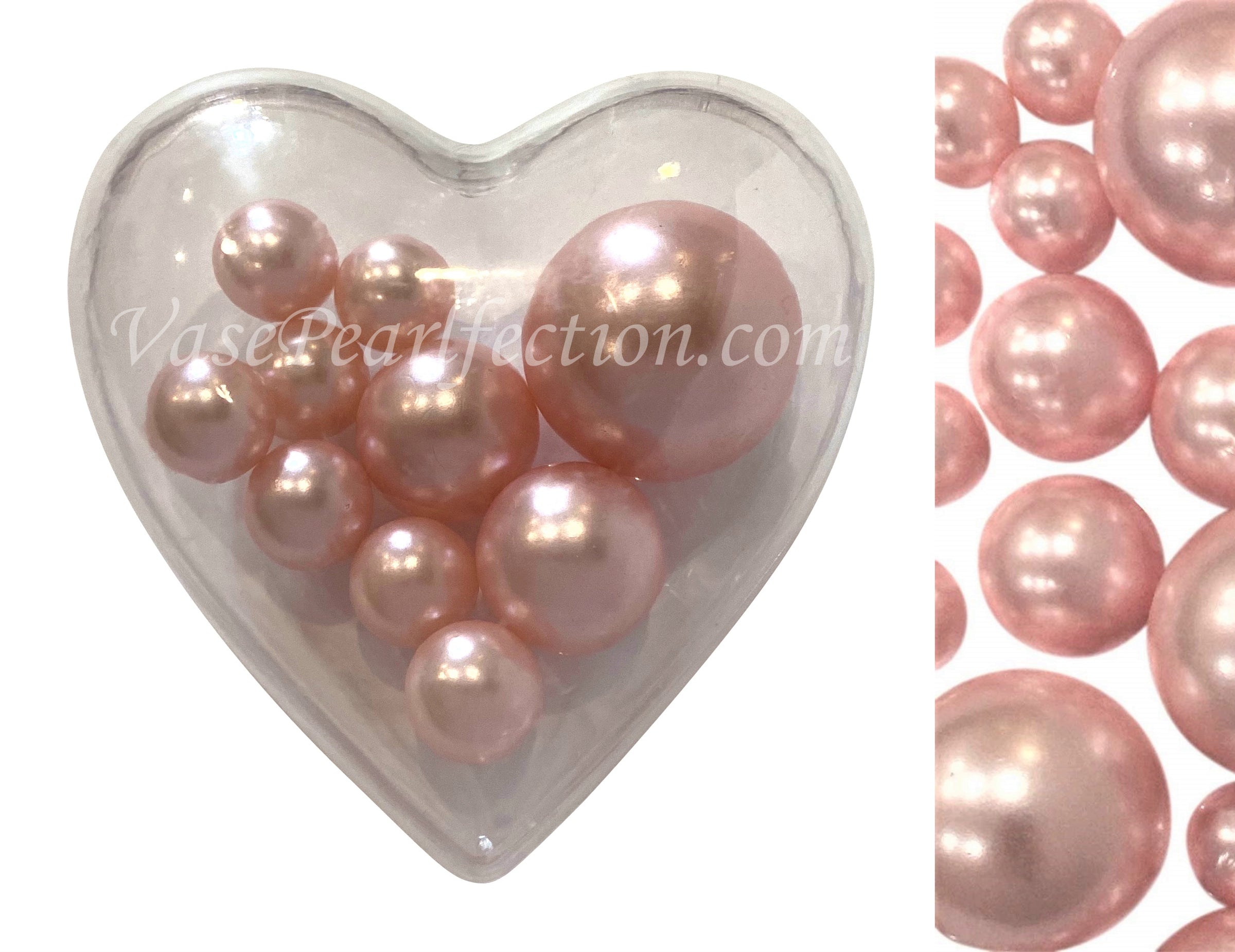160 Floating Blush Pink & White Pearls With Matching Gems Fills 3
