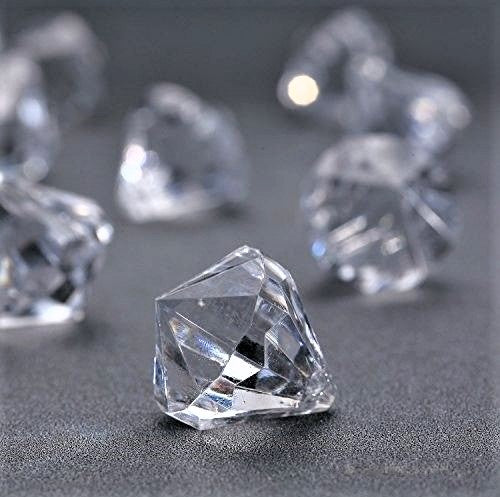 * Liquidation * Jumbo Crystal Gems - 1,5" - Sac de 0,5 kg - Décorations de vase et dispersion de table