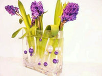 „Schwimmende“ lila Perlen – kein Loch Jumbo/verschiedene Größen Vasendekorationen