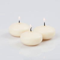 2" Floating Candles. Set of 3 Candles-Unscented